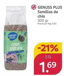 Genuss Plus - Semillas De Chia