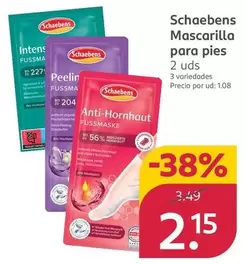 Schaebens - Mascarilla Para Pies