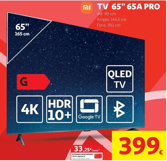 Xiaomi - Tv 65 65 65 Pro