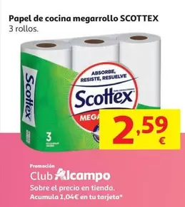 Scottex - Papel De Cocina Megarrollo