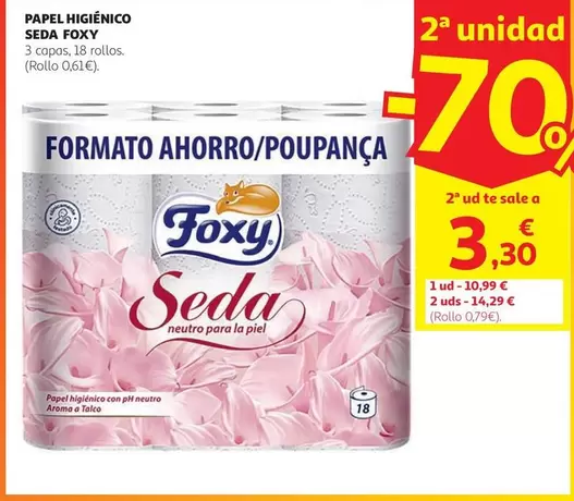 Foxy - Papel Higienico Seda