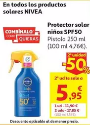 Nivea - Protector Solar Ninos SPF50