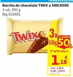 Twix - Barrita De Chocolate