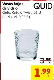 quid - Vasos Bajos De Vidrio