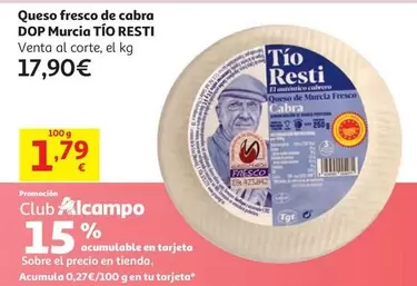 Tio Resti - Queso Fresco De Cabra DOP Murcia