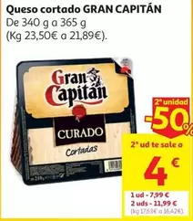 Gran Capitán - Queso Cortado