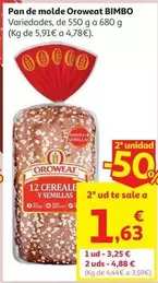 Oroweat - Pan De Molde