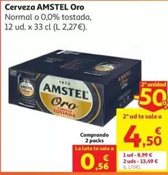 Amstel - Cerveza Oro