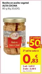 alta cocina - Bonito En Aceite Vegetal