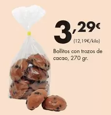 Bollitos Con Trozos De Cacao