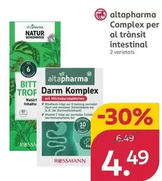 Altapharma - Complejo Para El Transito Intestinal