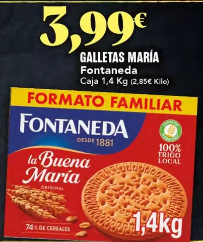 Fontaneda - Galletas Maria