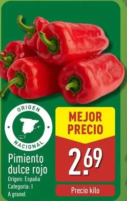 Pimiento Dulce Rojo