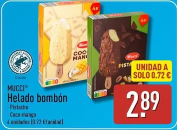 Mucci - Helado Bombon