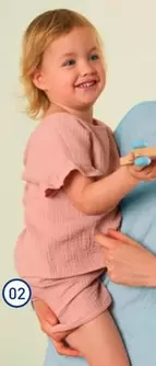 Lily & Dan - Conjunto De Muselina Infantil