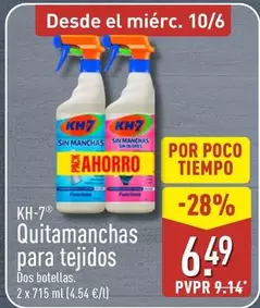 KH-7 - Quitamanchas Para Tejidos