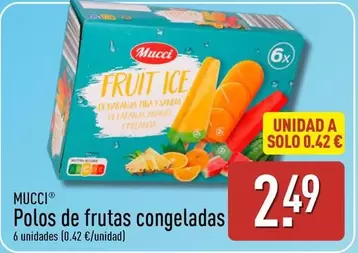 Mucci - Polos De Frutas Congeladas