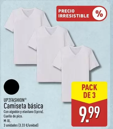 Up 2 Fashion - Camiseta Básica