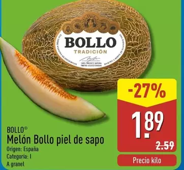 Bollo - Melon Bollo Piel De Sapo