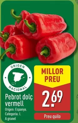 Pebrot Dolc Vermell