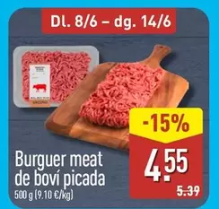 Burger Meat De Bovi Picada