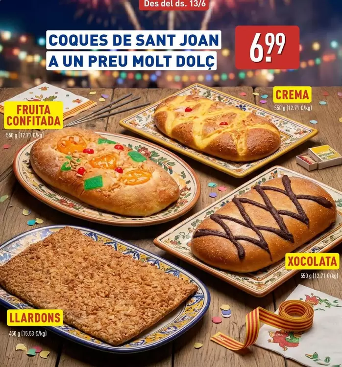 Coques De Sant Jean A Un Preu Molt Dolc