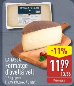 La Tabla - Formatge D'ovella Vell