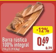 Barra Rustica 100% Integral