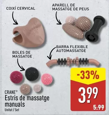 Crane - Estris De Massatge Manuals
