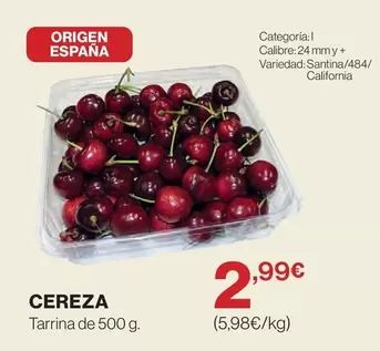 origen - Cereza