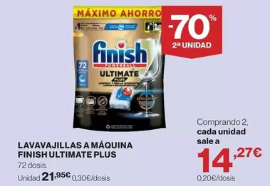 Finish - Lavavajillas A Maquina Ultimate Plus