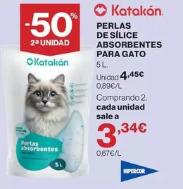 Hipercor - Katakan Perlas De Silice Absorbentes Para Gato