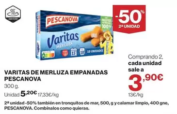 Pescanova - Varitas De Merluza Empanadas