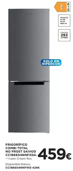Saivod - Frigorifico Combi Total No Frost