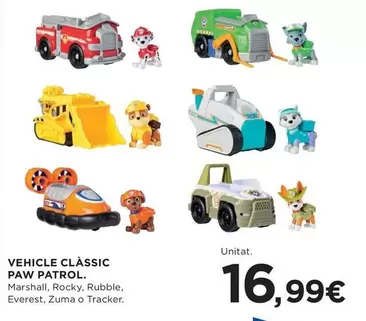 Marshall - Vehicle Clàssic Paw Patrol
