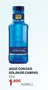 Solán de Cabras - Agua Con Gas