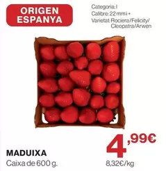 origen - Maduixa