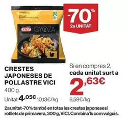 VICI - Crestes Japoneses De Pollastre