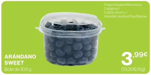 origen - Arándano Sweet