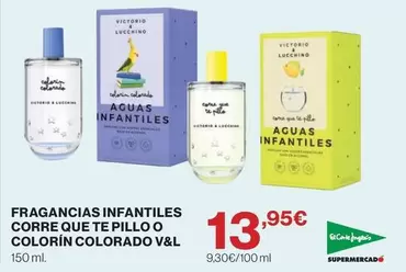 Fragancias Infantil Corre Que Te Piillo O Colorín Colorado