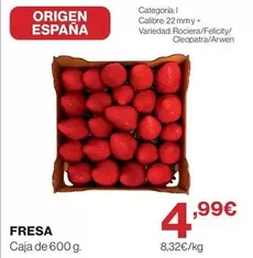 origen - Fresa