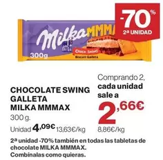 Milka - Chocolate Swing Galleta Mmmax