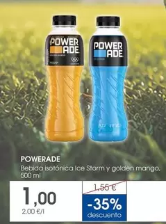 Powerade - Bebida Isotónica Ice Storm Y Golden Mango