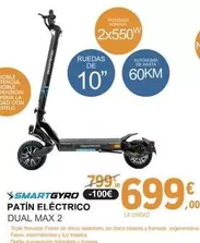 SmartGyro - Patín Eléctrico Dual Max 2