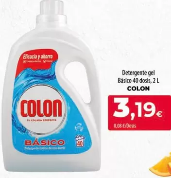 Colon - Detergente Gel Basico 40 Dosis