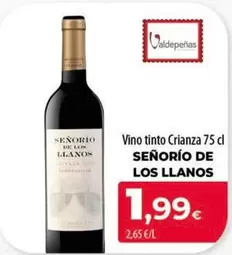 Señorío de los Llanos - Vino Tinto Crianza