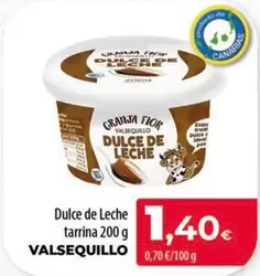 Valsequillo - Dulce De Leche Tarrina