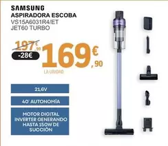 Samsung - Aspiradora Escoba VS15A6031R4/ET JET60 Turbo