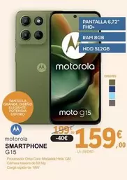 Motorola - Smartphone G15
