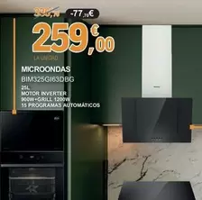 MSI - Microondas BIM325G163DBG